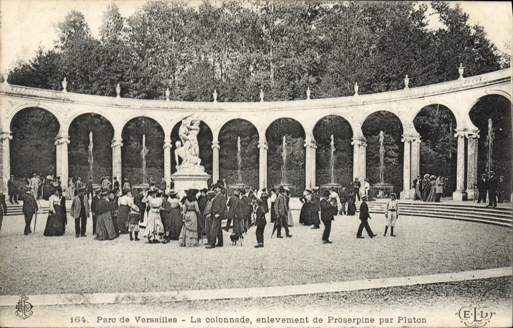 Parque de Versailles - A colunata, o sequestro de Proserpina por Plutão — ELD, n° 164 - Frente