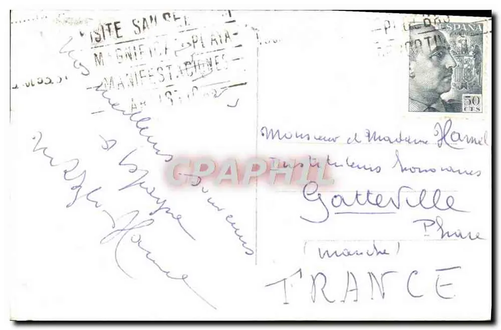San Sebastián — Ansicht von Monte Ulía — MANIPEL Rto. Nr. 142205 - Rückseite