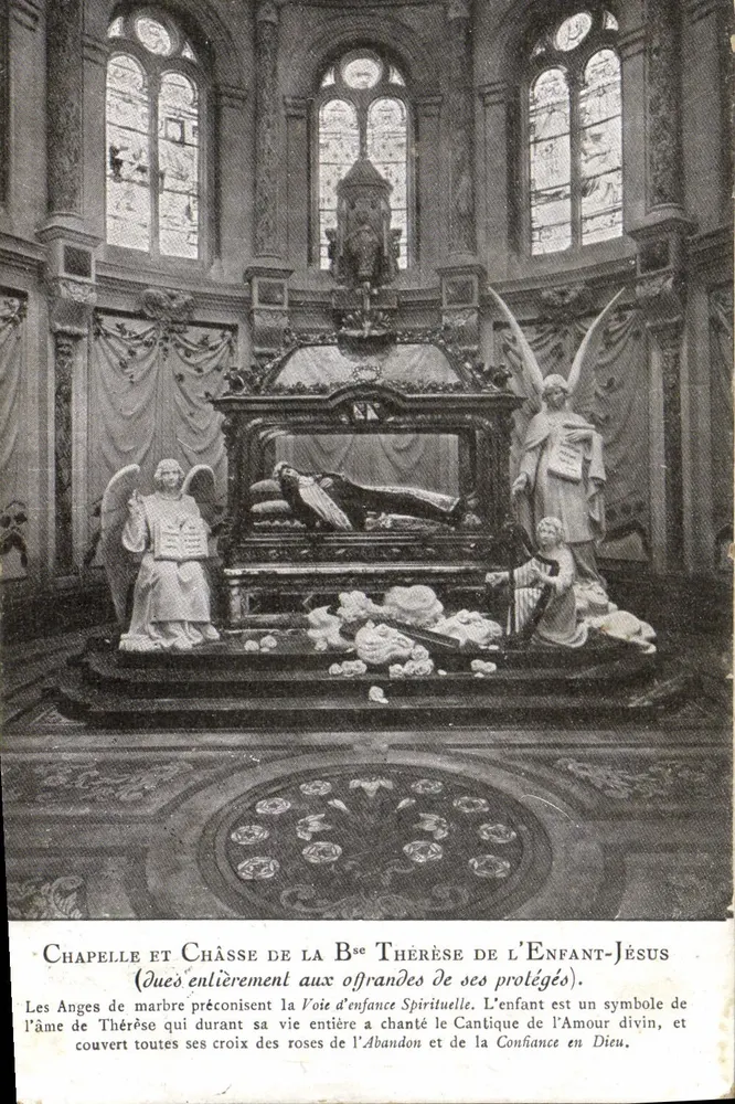 Kapelle und Reliquiar der Béthérèse des Kindes Jesu — Verleger Dérouy, Seriennummer nicht sichtbar - Vorderseite