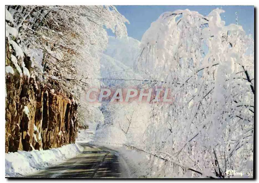 Schneestrassenzug — Schnee und Sonne — Verlag: Cimchrome, Nr. 7736/99 - Vorderseite