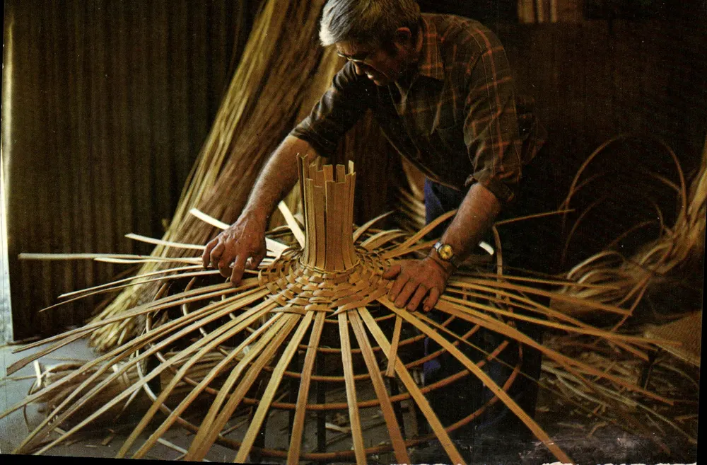Ländliche Handwerkskunst — Korbweberei — Éditions Art & Cie, Nantes - Vorderseite