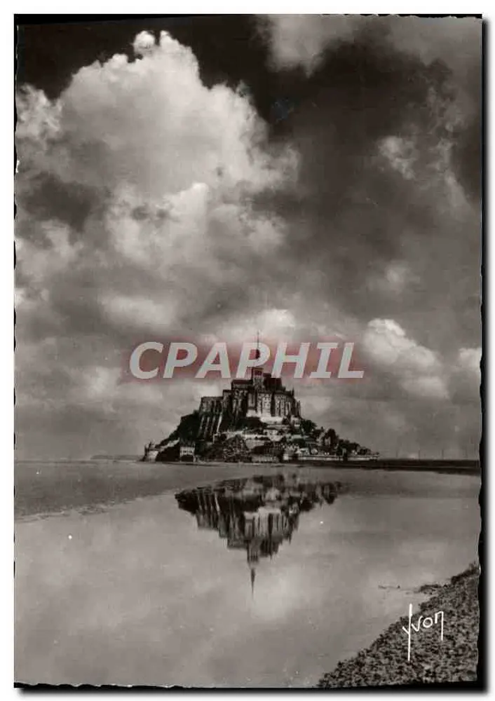 Monte Saint-Michel — à maré alta — Les Éditions d'Art Martel, Paris - Frente
