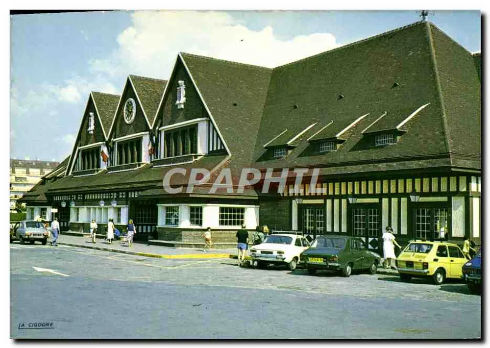 Estação de Deauville — A Praia Florida — Edição La Cigogne - Frente