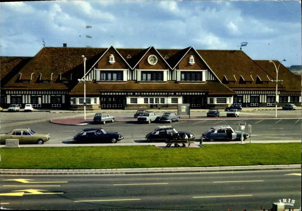 Die Bahnhof Deauville - Trouville — normannischer Stil — Verlag IRIS - Vorderseite