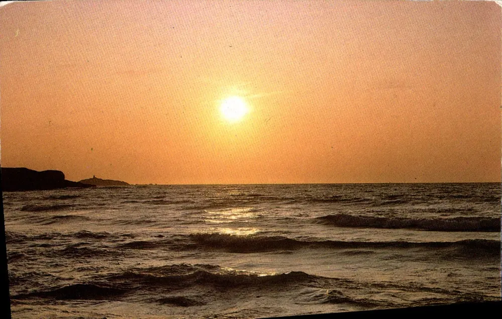 Sonnenuntergang über die Wellen — Licht und Schönheit der Mittelmeeres — Éditions S. Audumares, n°6058 - Vorderseite