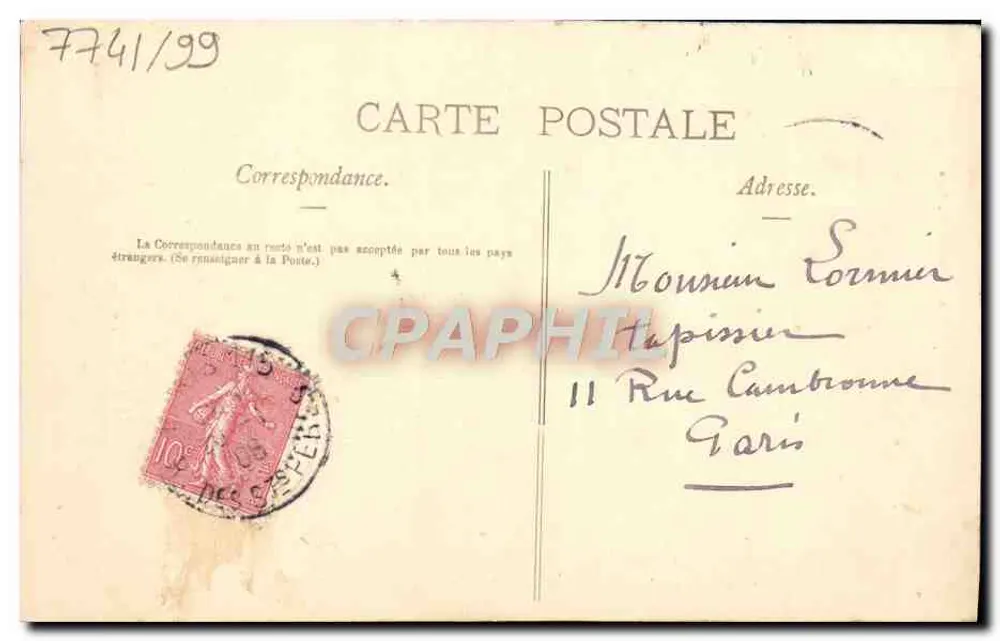 Nicolas Beaujon — retrato — A. Maniau, editor, Paris - Verso