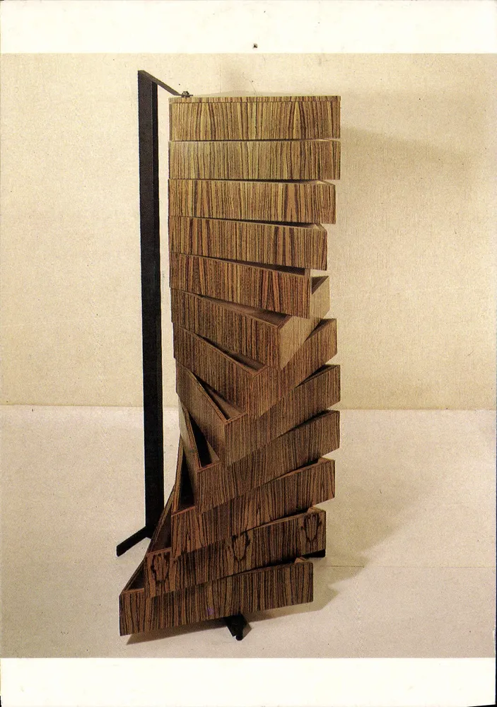 Laminierter Holzschnitt — Vittorio Serio — Schreiner in Paris - Vorderseite
