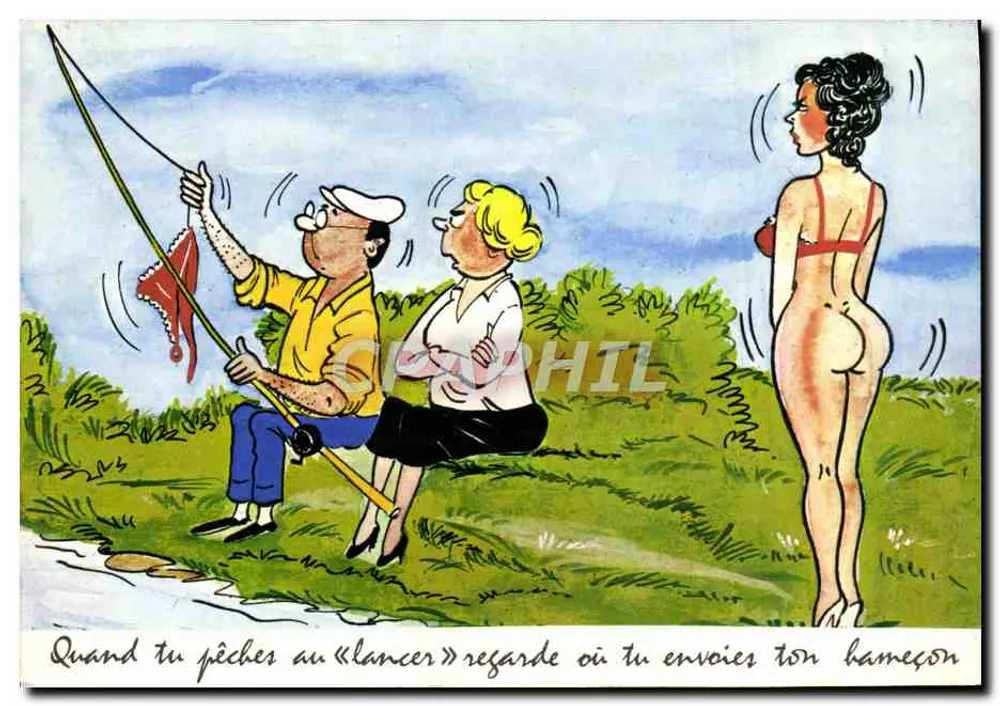 Pescaria por lançamento — humor — Edições LYNACOLOR, n° 456 - Frente