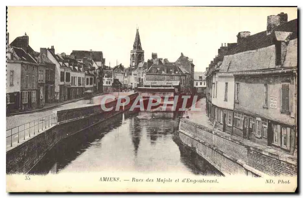 Amiens — Straßen der Majols und Engoulevent — ND. Phot. - Vorderseite