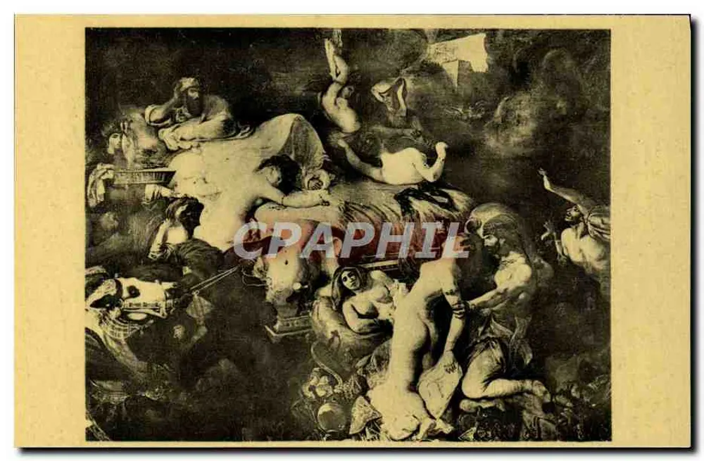 Der Tod des Sardanapale — Eugène Delacroix — Edition Fernand Nathan - Vorderseite