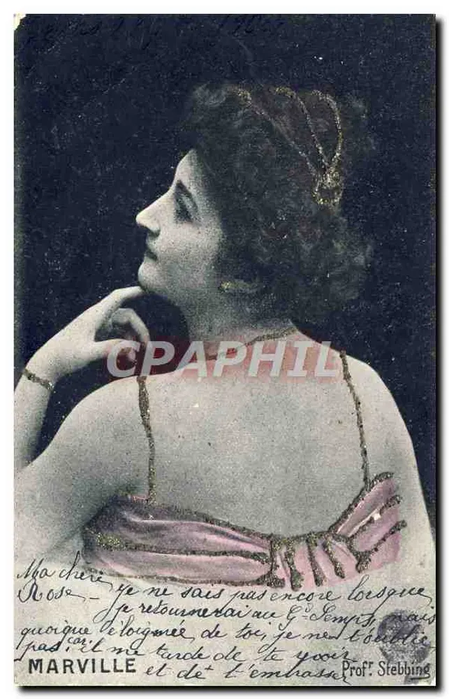 Frau in einem rosa Kleid — Prof. Stebbing — Nr. 103 - Vorderseite
