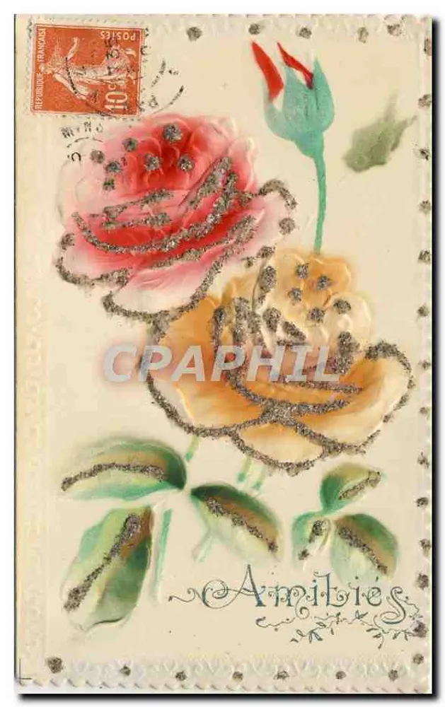 Rosace — Rosas decorativas — editor desconhecido, número de série não visível - Frente