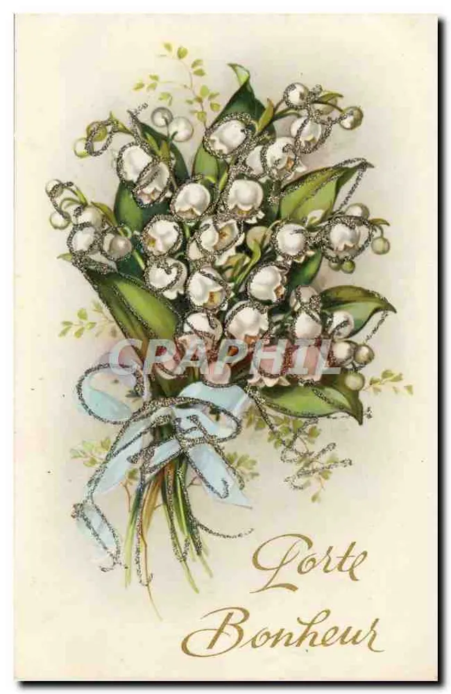 Bouquet de muguet — L'orte Bonheur — Graphphil - Recto