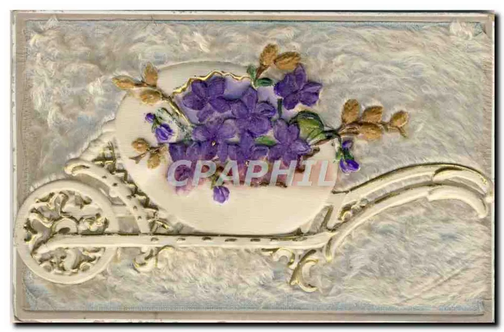 Fiori di lilac in un cesto — Edizione decorativa - Recto