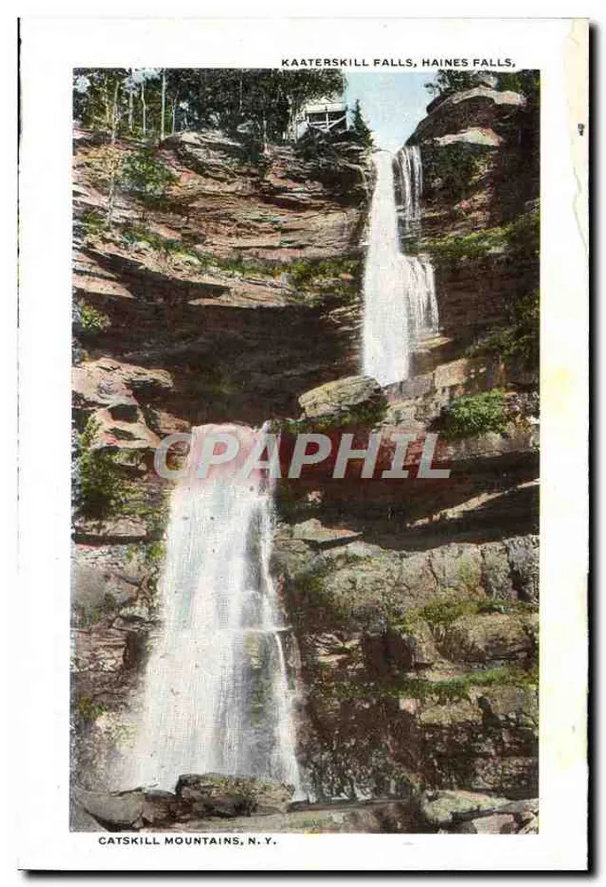 The Mountain House, Catskill Mts., Catskill, N.Y. — editor não visível - Verso