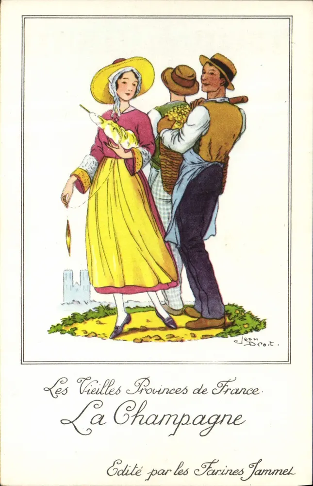 Die Champagne — Die alten Provinzen Frankreichs — Verlag: Jammet Mehl - Vorderseite
