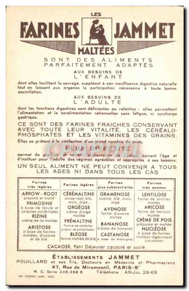 Die alten Provinzen Frankreichs — Le Lyonnais — Verlag von Farines Jammet - Rückseite