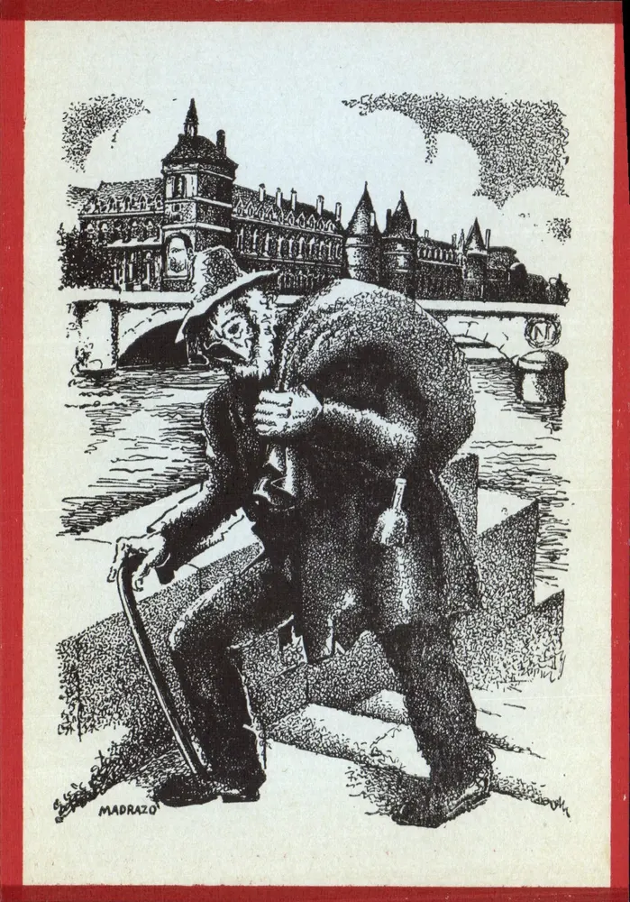 Bei den Bettlern — Paris — La plume de Madrazo - Vorderseite
