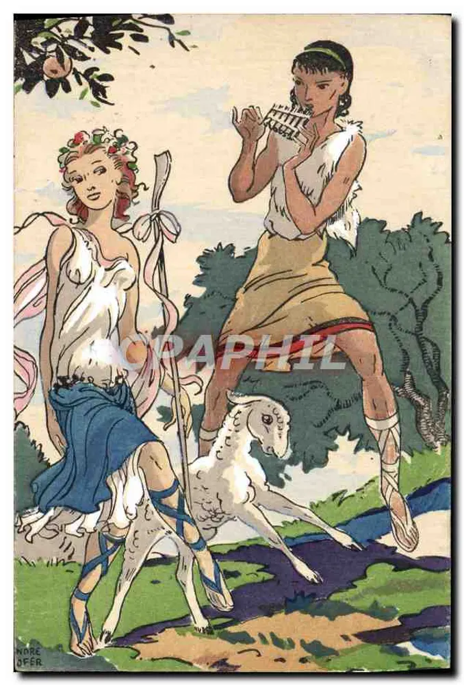 Daphnis und Chloe — Alte Tänze — Verlag Nore & Fér - Vorderseite