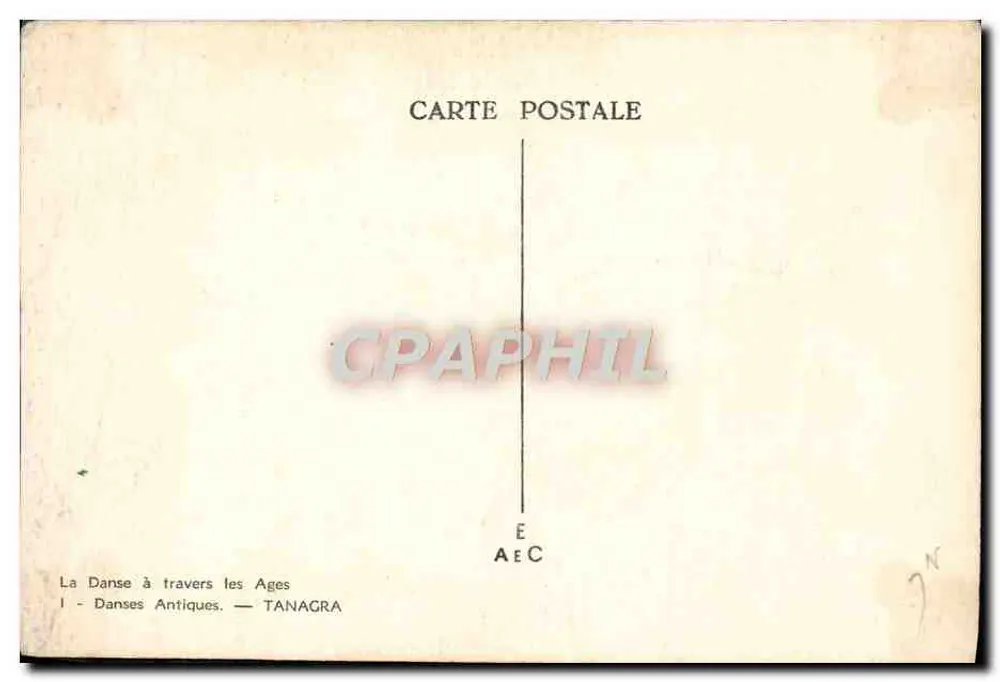Alte Tanz — Alte Tänze — TANAGRA — André Hofer - Rückseite