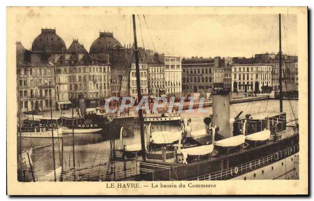 Le Havre — Le bassin du Commerce — Verleger unbekannt - Vorderseite