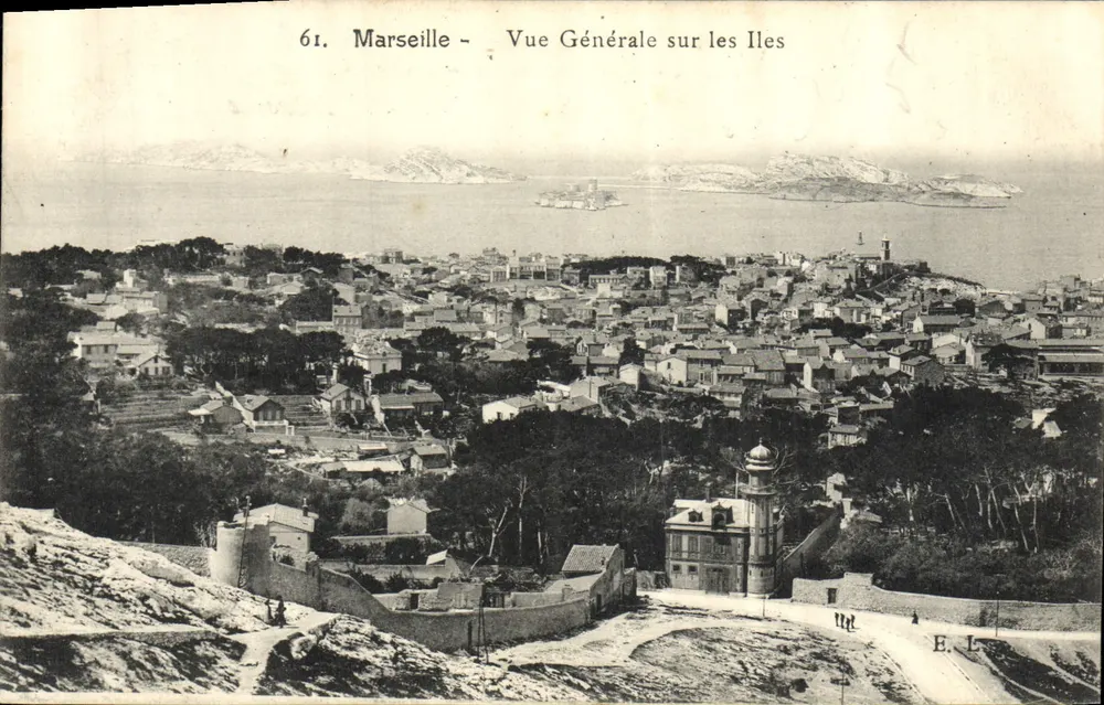 Marseille — Vista Geral das Ilhas — E.L. - Frente