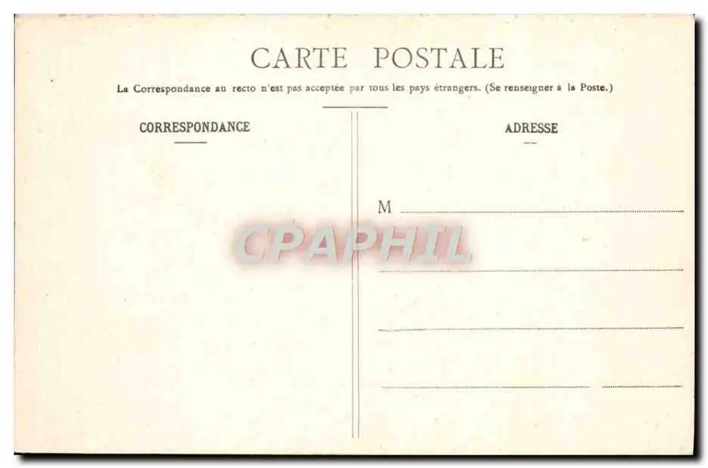 Biarritz - Allgemeine Ansicht des Rocher de la Vierge — Eug. Pacault, Verlag-Fotograf Biarritz, n°25 - Rückseite