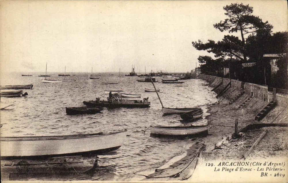Arcachon (Côte d'Argent) — La Plage d'Eyrac - Les Pérberies — BR - 2619 - Vorderseite