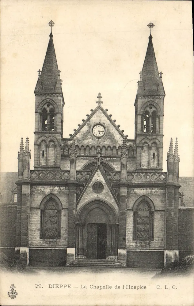 Dieppe — La Cappella dell'Ospedale — C. L. C. n°29 - Recto