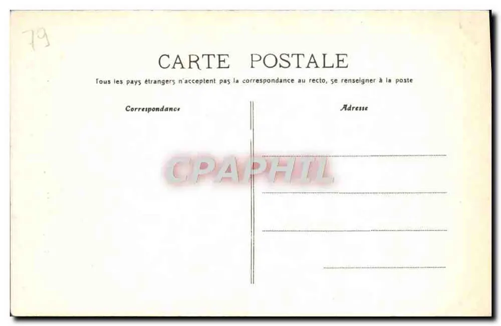 D-B. THOUARS - सेंट-मेडार्ड चर्च - Dando-Berry, Loudun 252 - पीछे