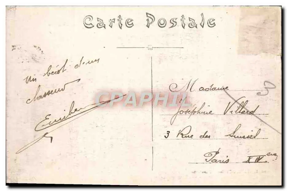Besançon — Promenade Chamars, Fort Chaudan — Gaillard-Prêtre - Verso
