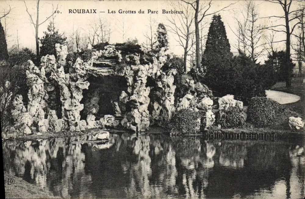 Roubaix — De Grotten van het Parc Barbieux — Uitgever D. (n°10) - Voorkant