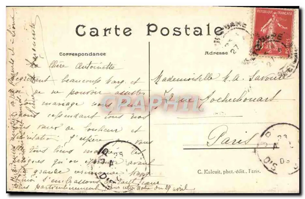 Tours — Cloître de la Psalette — La Tournelle — C.M. - Verso
