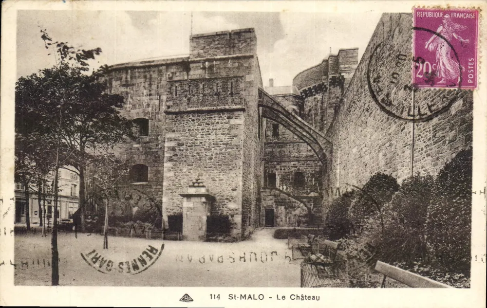St-Malo - O Castelo — editor Rennes-Gart, n° 114 - Frente