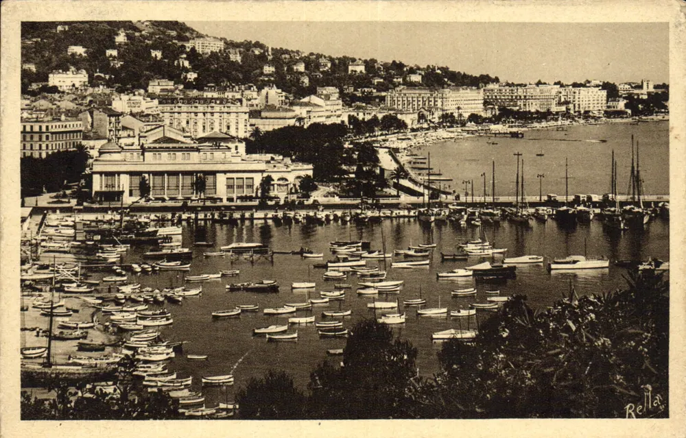 Hafen von Cannes — Ansicht des Hafens mit Booten — Rella - Vorderseite