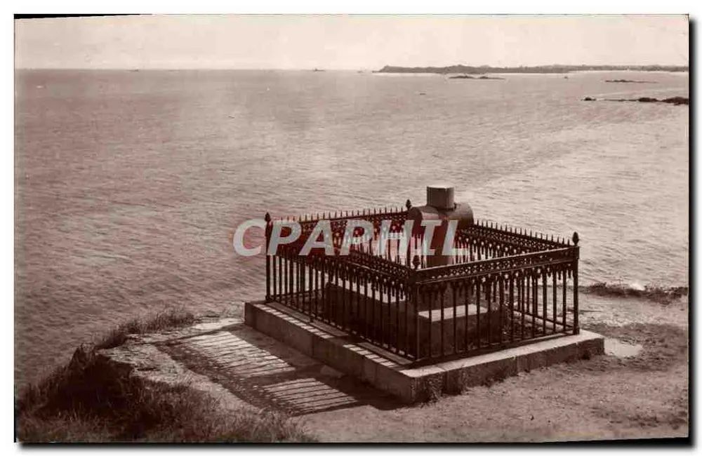 Túmulo de Chateaubriand — Saint-Malo — editor C.A.P. Strashourg - Frente