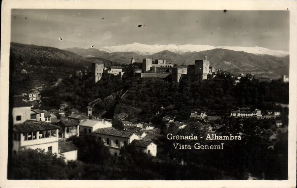 Granada - Alhambra — Vista Geral - Frente