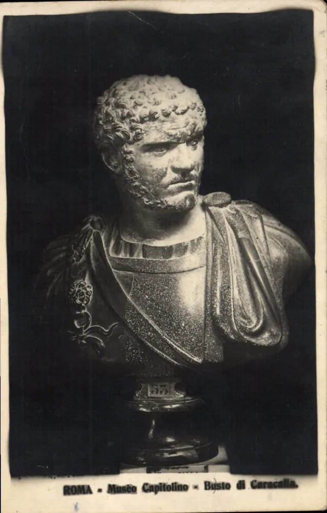 Roma - Museu Capitólio - Busto de Caracalla - Frente
