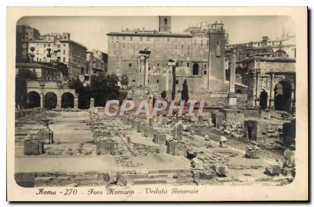 Rzym - 270 - Foro Romano - Widok ogólny - Awers