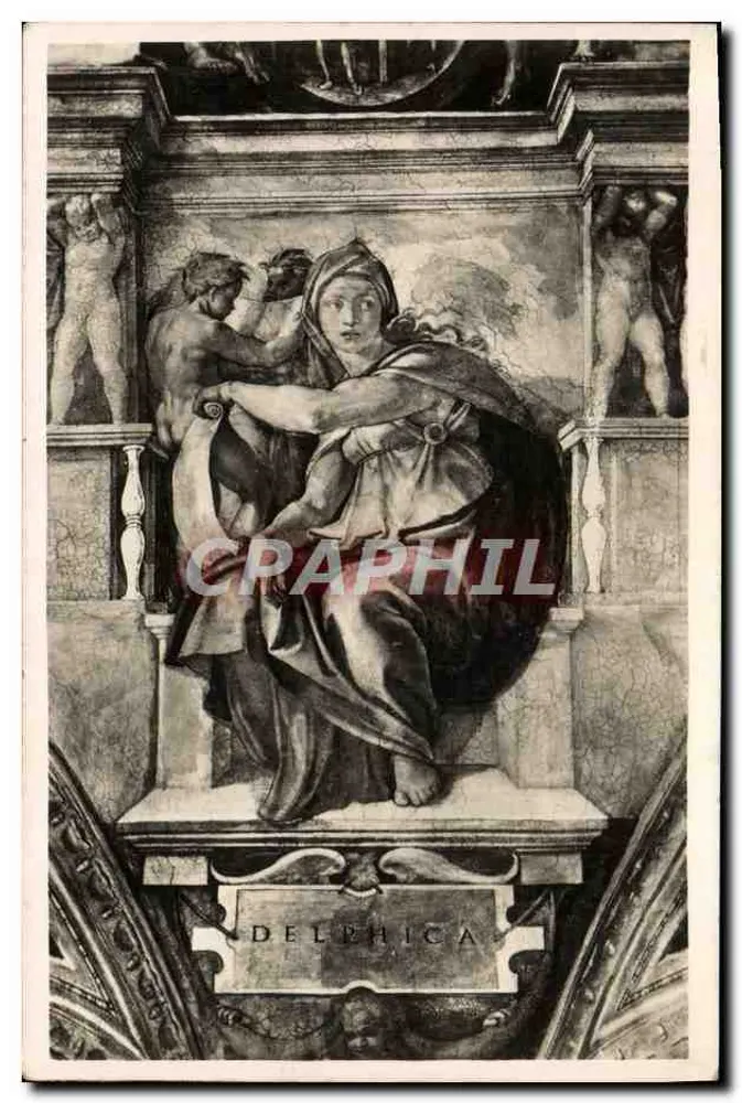 Sibylle Delphique — Sixtinische Kapelle — Michelangelo — Runner-Edition, Como - Vorderseite