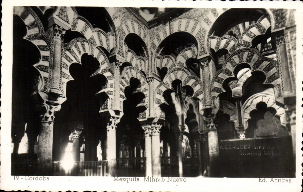 Córdoba — Moschee. Neuer Mihrab — Ed. Arribas n°19 - Vorderseite
