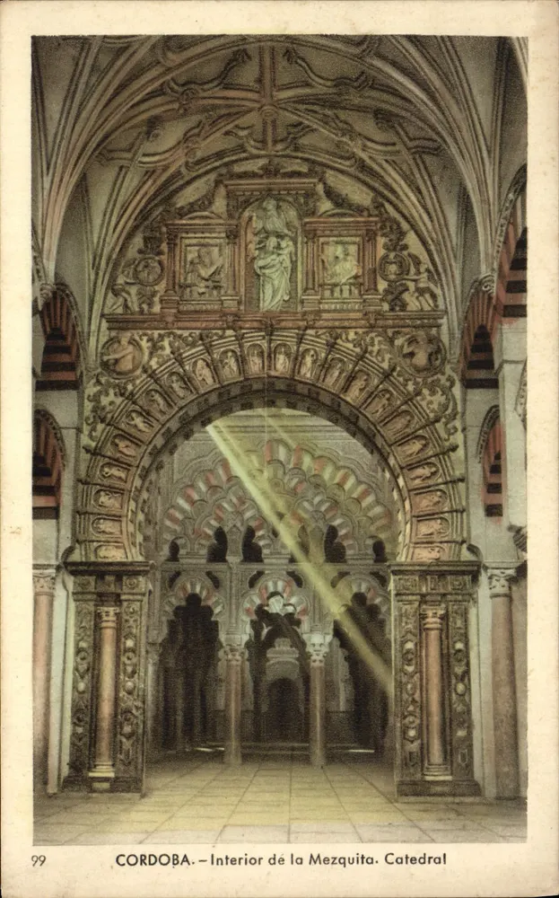 Cordoue — Innenansicht der Mezquita-Kathedrale — n° 99 - Vorderseite