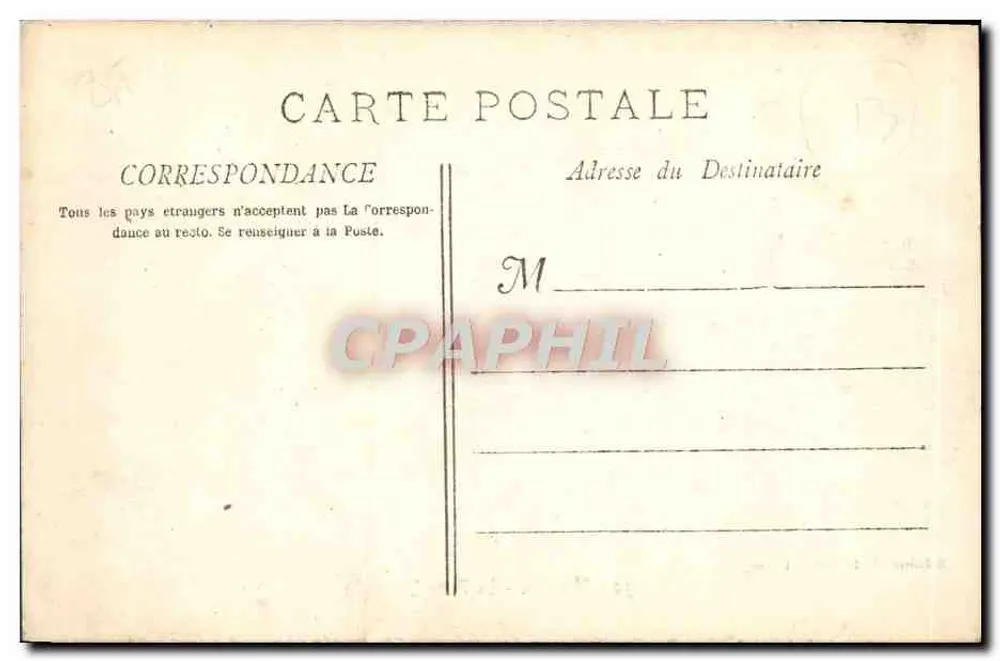 Marseille - A Praça Estrangin — Fontaine Monumental — Edição da Samaritaine, n°30 - Verso