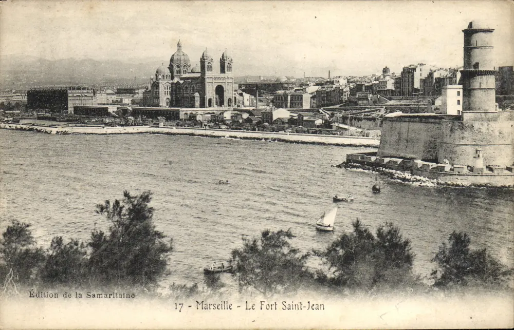 Marseille - O Forte Saint-Jean — Édition de la Samaritaine, n°17 - Frente