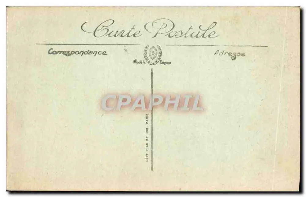Clermont-Ferrand — Interior de uma Gruta Petrificante — L.L. n°92 - Verso