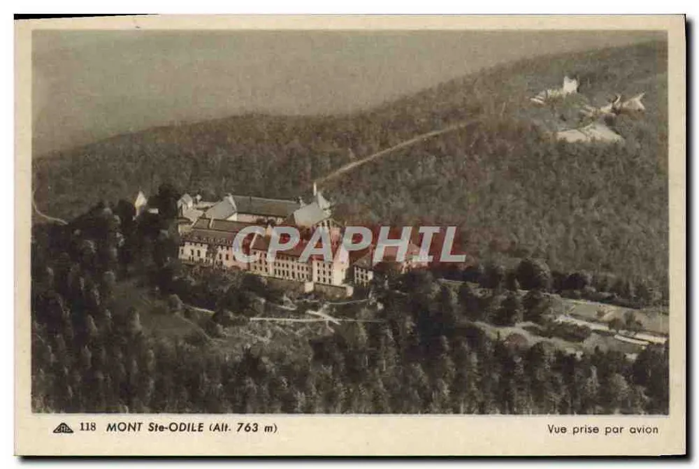 Mont Ste-Odile (Höhe 763 m) — Ansicht vom Flugzeug — n°118 - Vorderseite