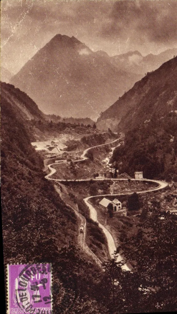 Rodovia de Pierrafitte para Cauterets — Le Limaçon — Edições Jové, Pau - Frente