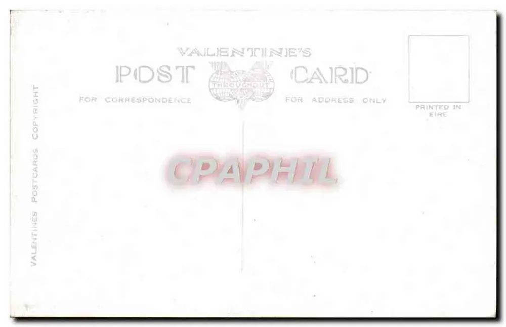Lago Serpente, Gap de Dunloe, Killarney — Valentine's Postcards - Verso