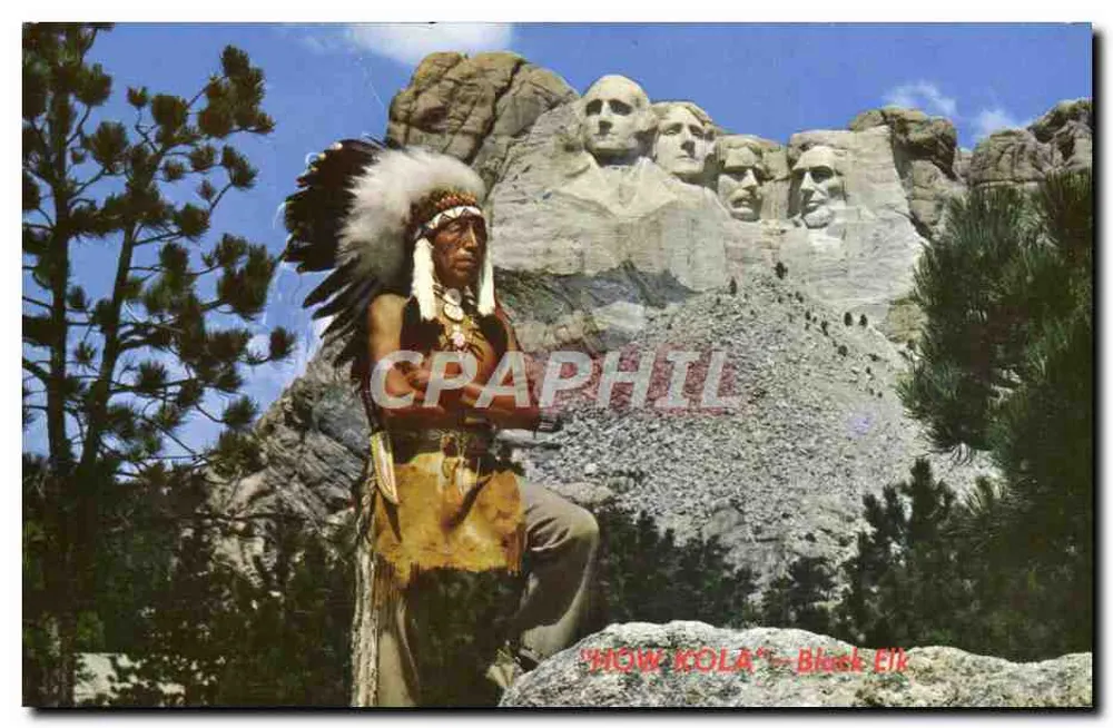 Black Elk — Mont Rushmore — Mike Roberts Co. - Frente