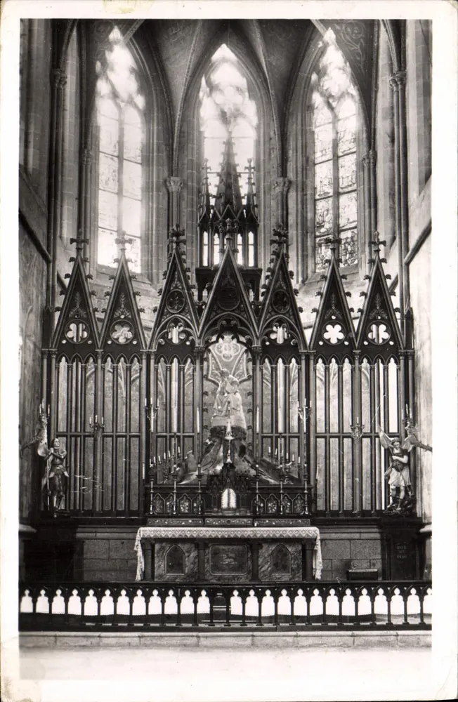 Chapelle N.-D. de la Salette — Meisteraltar — Photo Véritable, Morlaix - Vorderseite